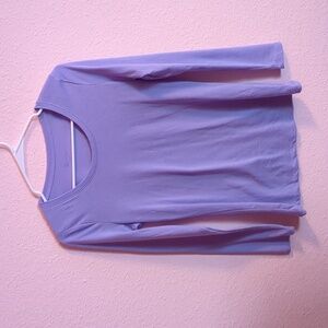 No Boundaries women's long sleeve lavender shirt